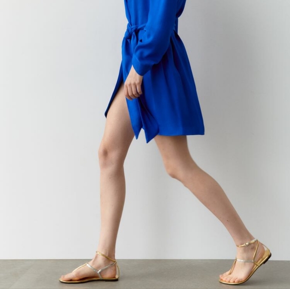 Elegant Zara Gold and Silver Women's Sandals - Picture 1 of 2